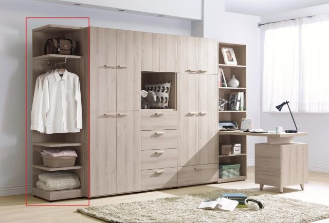 珊蒂1.5尺開放衣櫥